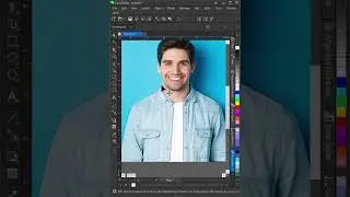 How to Add Neon Effect on Photos| #photoshop  VS #coreldraw #shorts