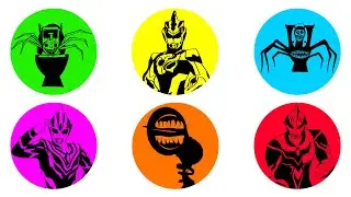 Skibidi Toilet, Ultraman Ginga Victory, Ultraman Geed, Ultraman Z, Siren Head, Cho Cho Charles