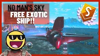 FREE Crashed S-Class Red Exotic Ship in No Man's Sky!!