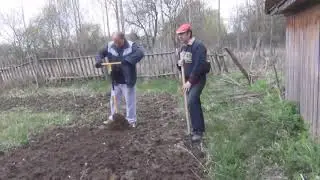 Торнадика. Ручной культиватор в работе