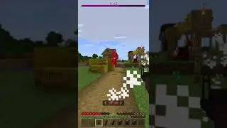 i beat a minecraft raid using a gun lol