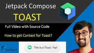 Toast Message in Jetpack Compose | Android Studio Tutorial (Kotlin)