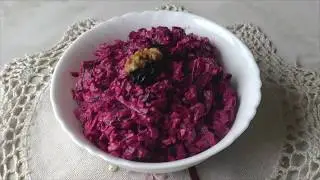 Салат из свеклы с черносливом и орехами - 