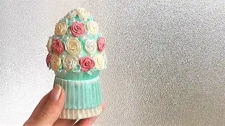 Пасхальное яйцо своими руками + цветочки / Easter egg
