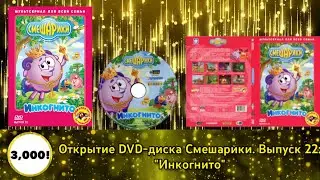 Открытие DVD-диска Смешарики: Выпуск 22. Инкогнито