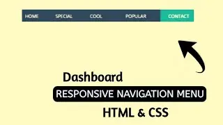 Responsive navbar | responsive navbar html css | Css Animation