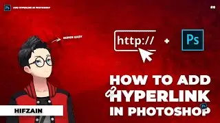 How To Add Hyperlink In Photoshop | Photoshop Tutorials