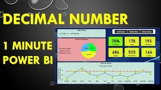 Convert to Decimal Number Power BI QUICK and EASY in 1 Minute