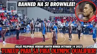 BANNED NA SI JUSTIN BROWNLEE! ANGELO KOUAME TAKEOVER! | Gilas Pilipinas vs South Korea