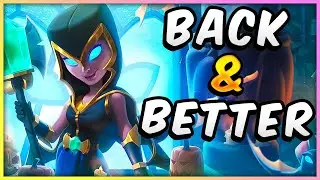 I FINALLY found a TOP TIER GOLEM NIGHT WITCH DECK 🏆 — Clash Royale