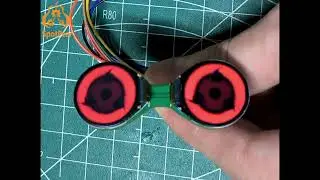 Double【Electronic Eye】【NARUTO Electronic Sharingan Eye】 For Arduino /Raspberry Pi /Pico /STM32
