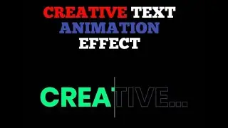 CSS Creative Text Animation Effects | Amazing Animated Text using Html & CSS