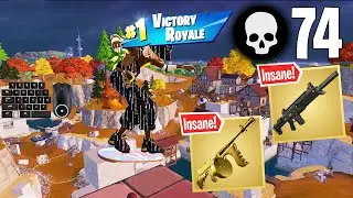 74 Elimination Solo vs Squads Wins Gameplay (Fortnite Chapter 4)