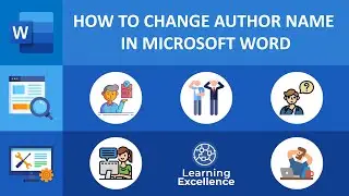 How to Change Author Name in Microsoft Word