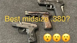 Ruger Security 380 vs Smith And Wesson Shield EZ 380 PC vs Beretta Cheetah model 85 comparison