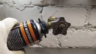 Необычное применение баллона из под монтажной пены.