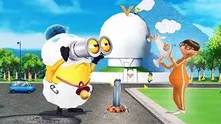 Minion Rush Gameplay Level 90 - Baby Minions hunting Banana in Vector's Fortress