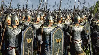10 000 Гондор VS 80 000 Орков Саурона и Истерлингов - Cinematic Battle Rise Of Mordor