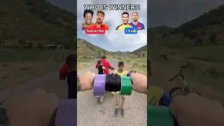 Who Is Winner?! Footballer or YouTubers?! #shorts #football #youtuber