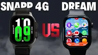 Fire-boltt SNAPP 4G VS Fire-boltt DREAM | Nano-Sim 4G Android Smartwatch comparison 