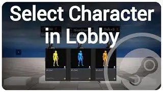 Character Selection in Steam Lobby - Unreal Engine 5 Tutorial [UE5]