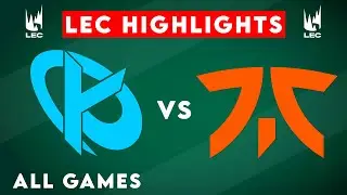KC vs FNC ALL GAMES Highlights | LEC 2025 Winter Playoffs | Karmine Corp vs Fnatic