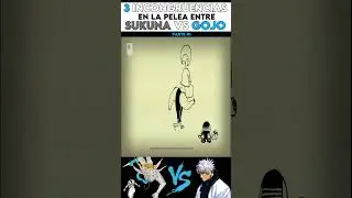 INCONGRUENCIAS en la pelea entre SUKUNA VS GOJO Parte 1 #anime #mangaresumen #jjk  #jujutsukaisen