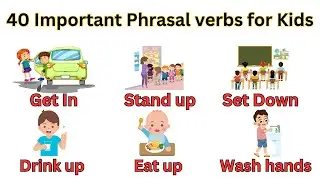 English vocabulary | 40 important phrasal verbs | 