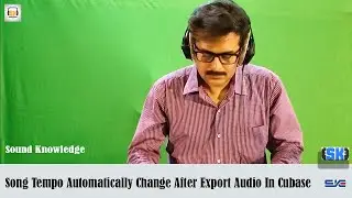 Song Tempo Automatically Change After Export Audio In Cubase