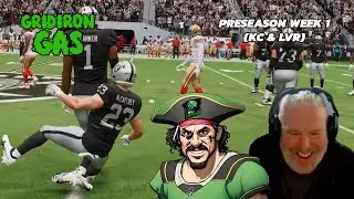 Preseason Week 1 (Chiefs and Raiders) | Gridiron Gas Madden 24
