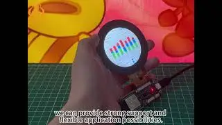 ESP32-S3 2.1-inch round touch screen, suitable for watches, robot heads, eyes, etc.