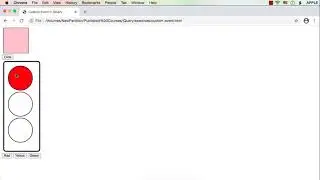jQuery Custom Event: Build A Traffic Signal using jQuery Custom Events - Part 2 | on() & trigger()