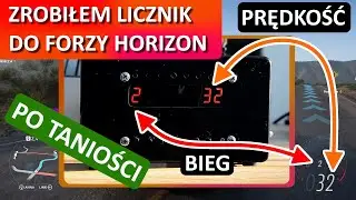 Zrobiłem licznik do Forzy Horizon