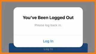 Instagram youve been logged out please log back in problem | Youve been logged out of Instagram