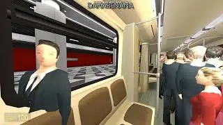 Вид из Салона на Русиче от Некрасовки до Улицы Дмитриевского в Метрострое Гаррис Мод