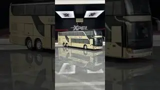 The alloy double-decker luxury bus is here~ Bring your dreams with me and set off #carmodel