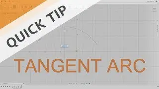 QUICK TIP: Tangent Arc Sketch Shortcut