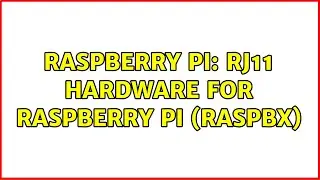 Raspberry Pi: RJ11 hardware for Raspberry Pi (RasPBX)