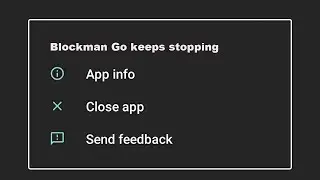 How To Fix Blockman Go Apps Keeps Stopping Error Problem Solved in Android