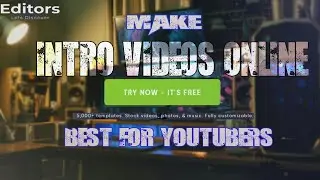 How to create free intro video without any software Online [No Watermark}