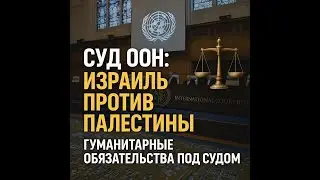 Международный суд ООН начинает слушания по гуманитарным обязательствам Израиля перед палестинцами