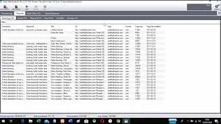 cara pengunaan web data extractor