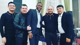 Odilbek Xolmatov  Tuyning Avjida Kamerunlik bola bilan Uzbekcha Usullarda Raqs