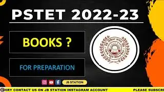 PSTET 2022-23 -- BOOKS FOR PREPARATION