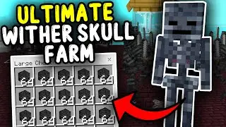 BEST WITHER SKULL FARM Minecraft Bedrock 1.21+ (128+/H)