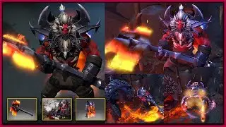 DOTA 2 MIX SET AXE TI 8 Shackles of the Enduring Conscript + Immortal