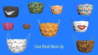 Face Mask Mock-Up - Videohive After Effect Template