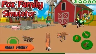 🦊Fox Family   Animal Simulator 3d Game-  By CyberGoldfinch