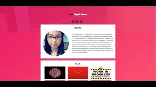 Responsive Portfolio Website using HTML and CSS for Beginners by a Beginner