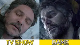 Joel Gets Stabbed/Impaled and Fell from Horse Comparison Scene | The last of Us Episode 6